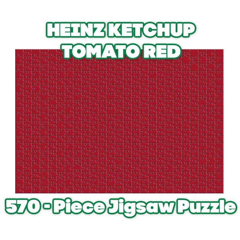 Toynk Heinz Ketchup All-Red Food Puzzle For Adults And Kids | 570 Piece Jigsaw Puzzle