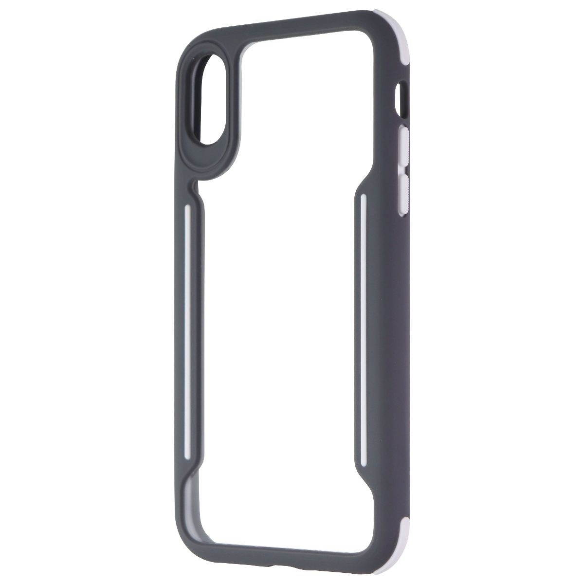 Verizon Slim Guard Clear Grip Case for iPhone XR - White / Gray