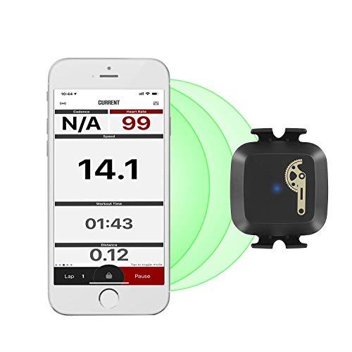 Speed Cadence Sensor ANT+ Bluetooth Technology Wireless Waterproof for iPhone Android and Bike Computers