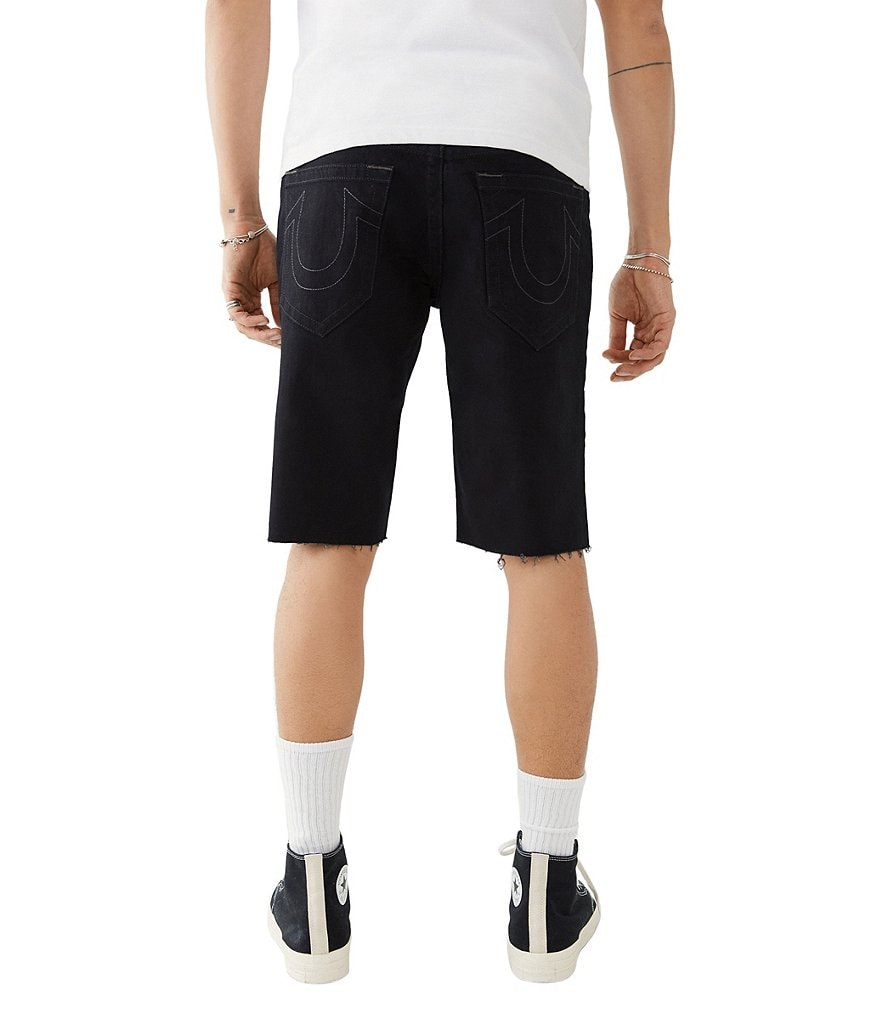 True Religion Ricky No-Flap 13#double; Inseam Denim Shorts