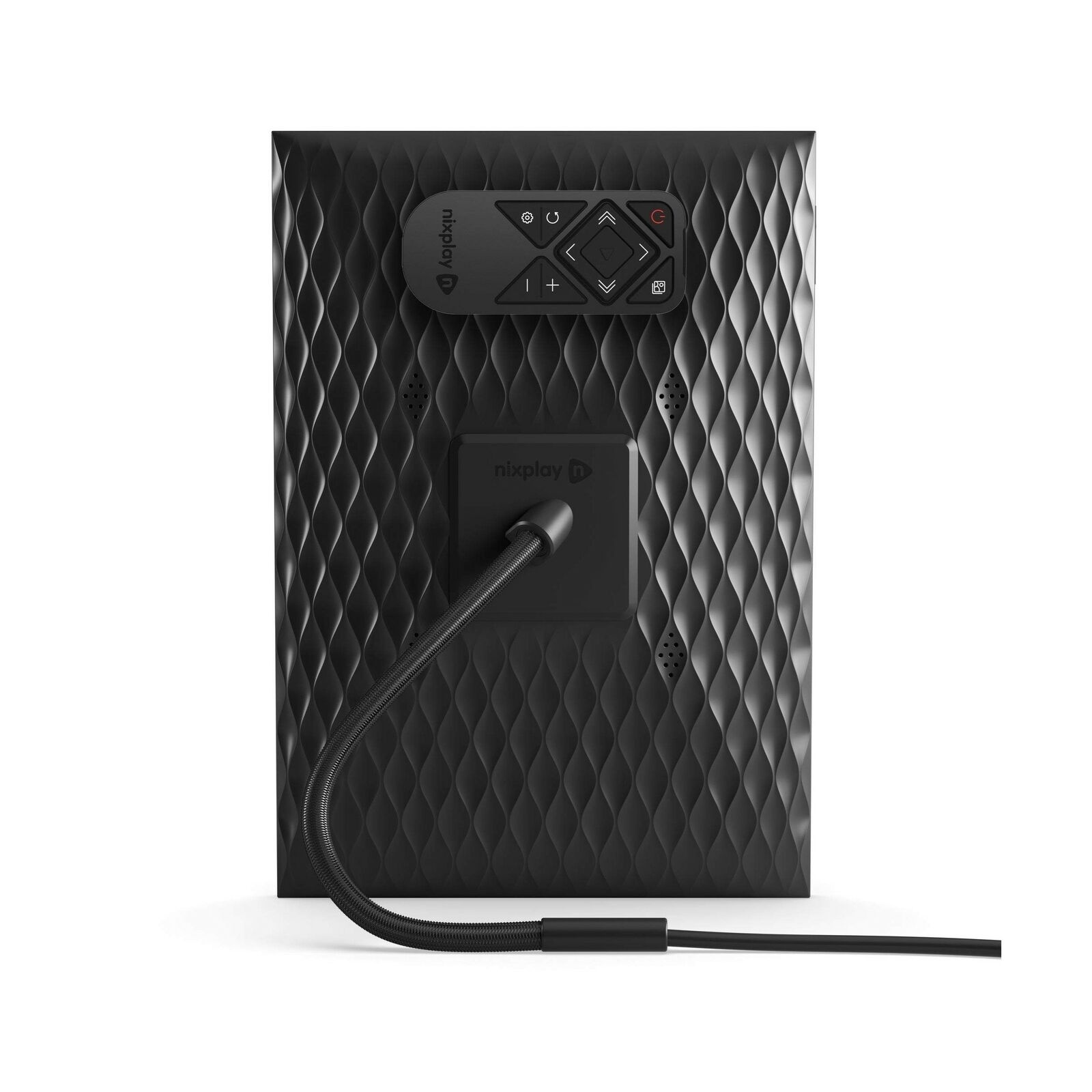 Nixplay Smart Digital Picture Frame Bundle - 10 inch Black and Wood Effect