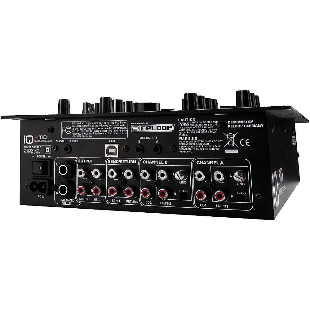 Reloop IQ2 2-Channel MIDI Mixer