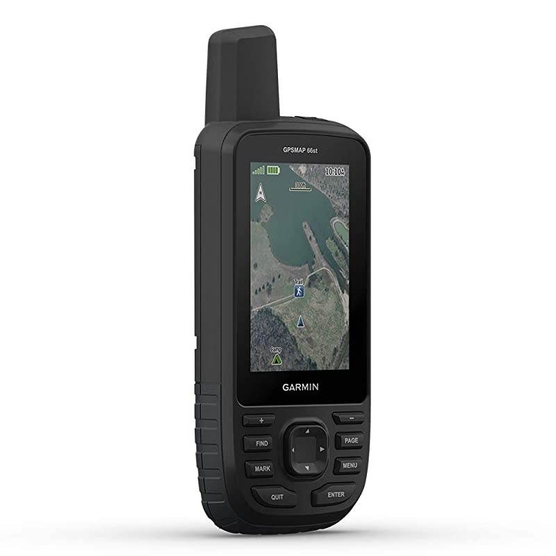 GPSMAP 66st, Rugged Multisatellite Handheld with Sensors and Topo Maps, 3" Color Display