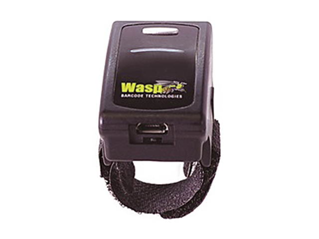 Wasp 633809004018 WRS100SBR Wearable 1D Ring Barcode Scanner,  Bluetooth 4.1 - Black