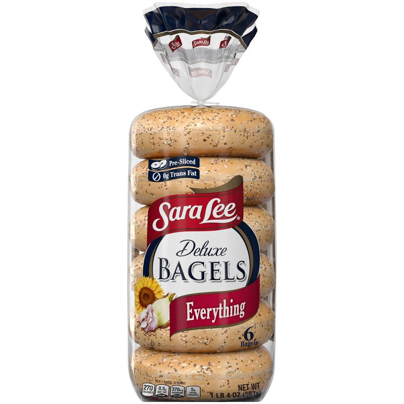 Sara Lee Everything Bagels - 20oz/6ct