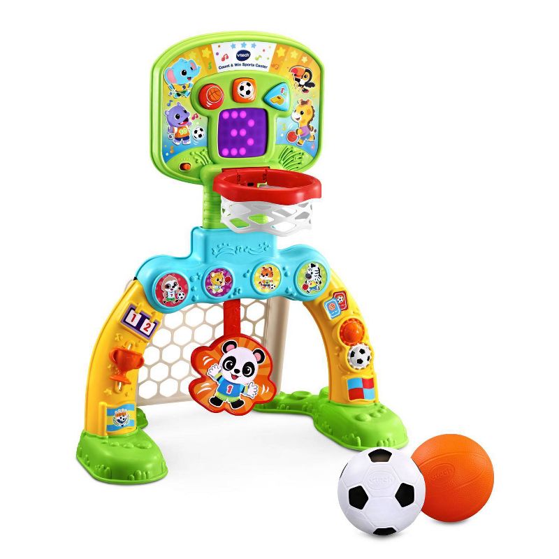 VTech Count & Win Sports Center with Basketball and Soccer Ball