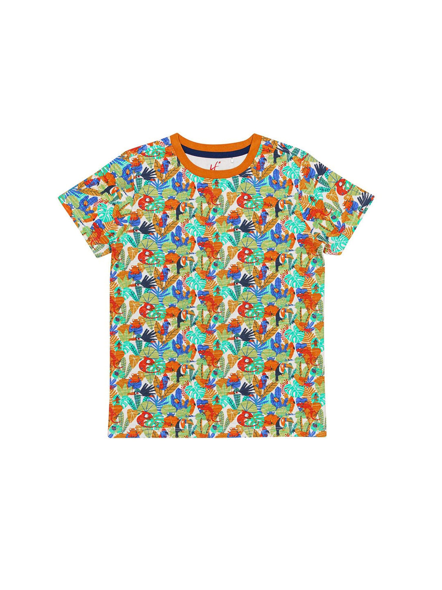 H by Hamleys Boys White Printed T-Shirt