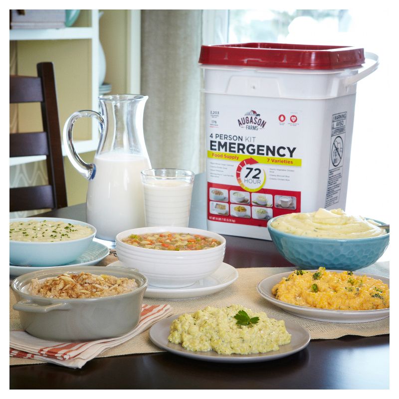 Augason Farms 72-Hour 4-Person Emergency Food Supply - 14lb Pail