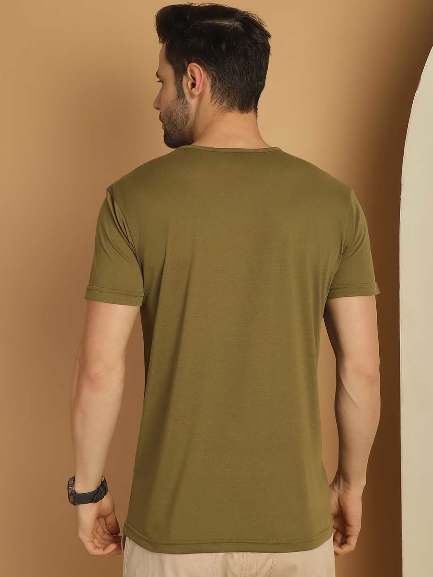 Vimal Jonney Multicolor Regular Fit Crew T-Shirt - Pack of 3