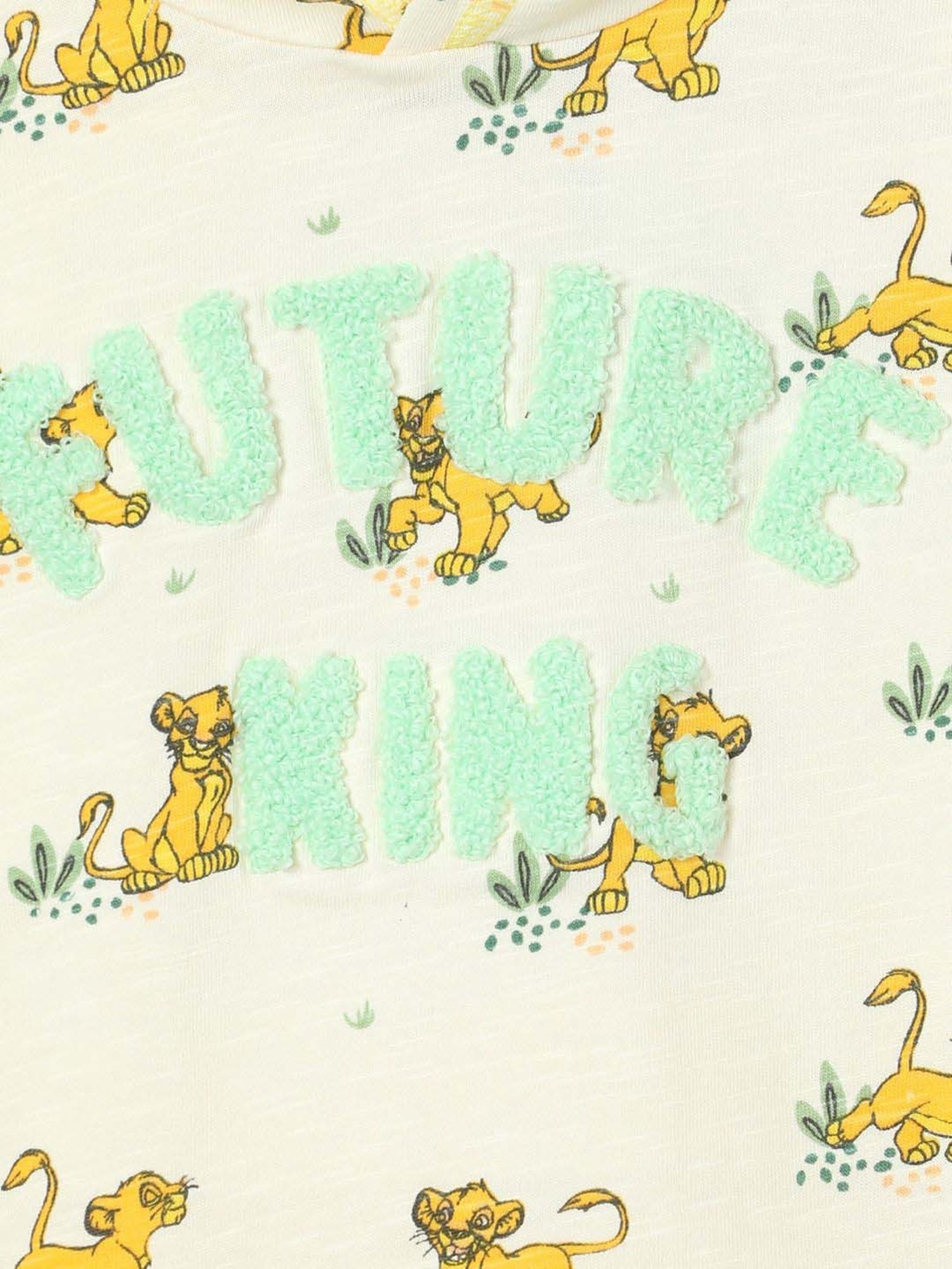 Juniors by Lifestyle Boys Cream & Yellow Cotton Printed T Shirt