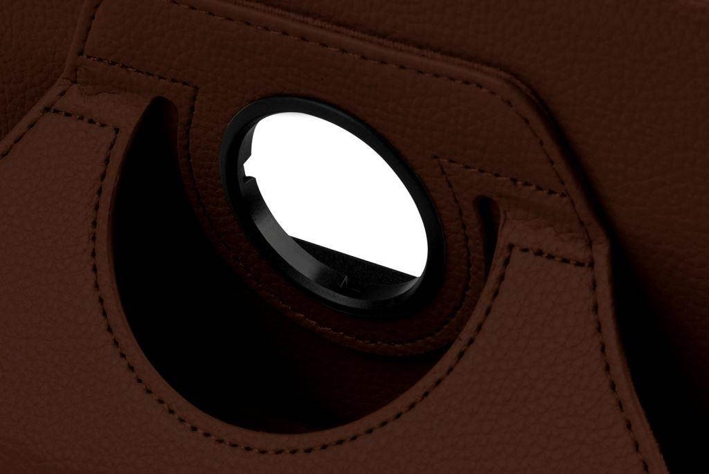 Hellfire Trading PU Leather Case 360 Rotating for Samsung Galaxy Tab 4 T330 8" - Hot Pink