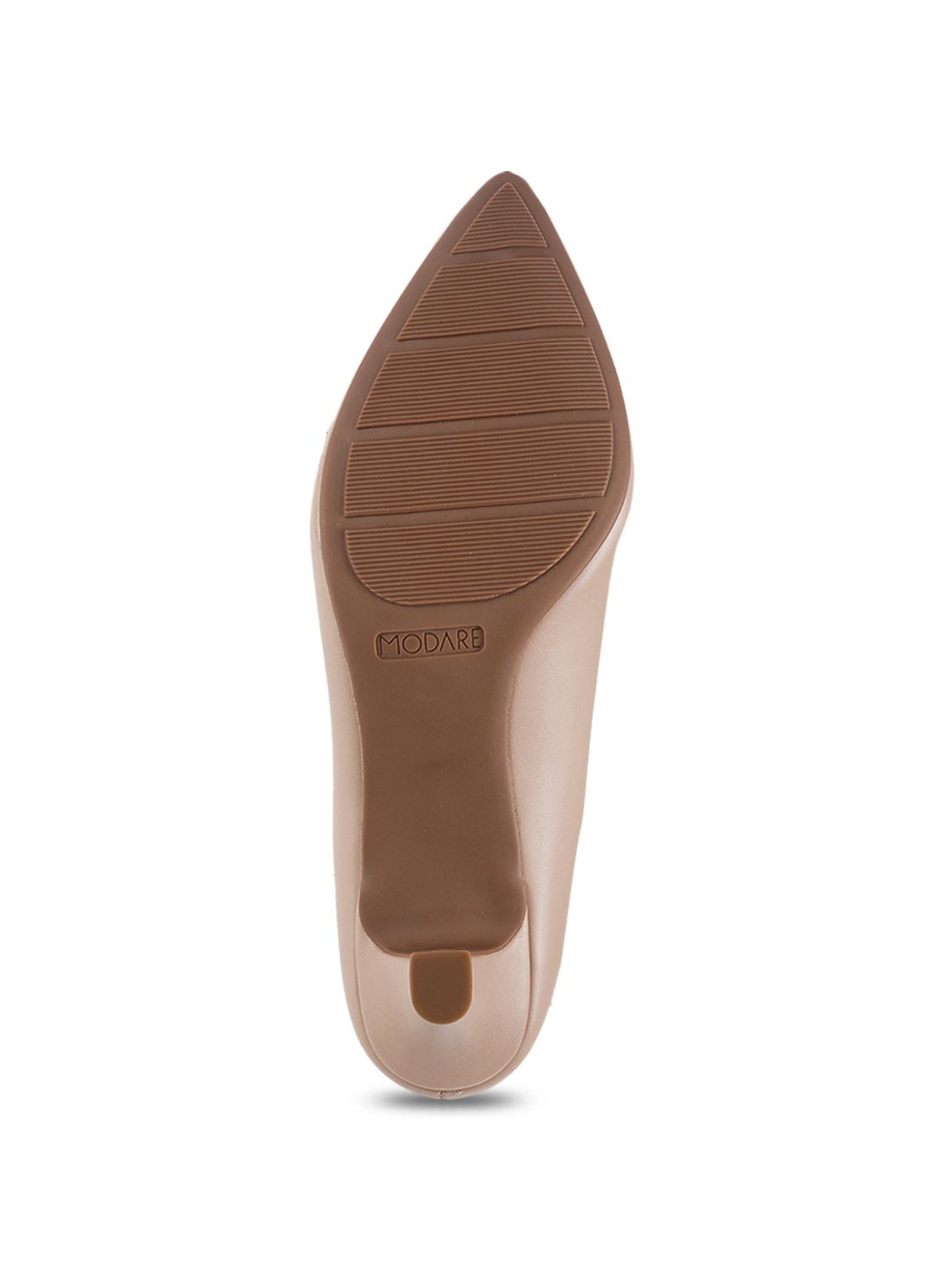 J. Fontini by Mochi Women's Beige Formal Pumps