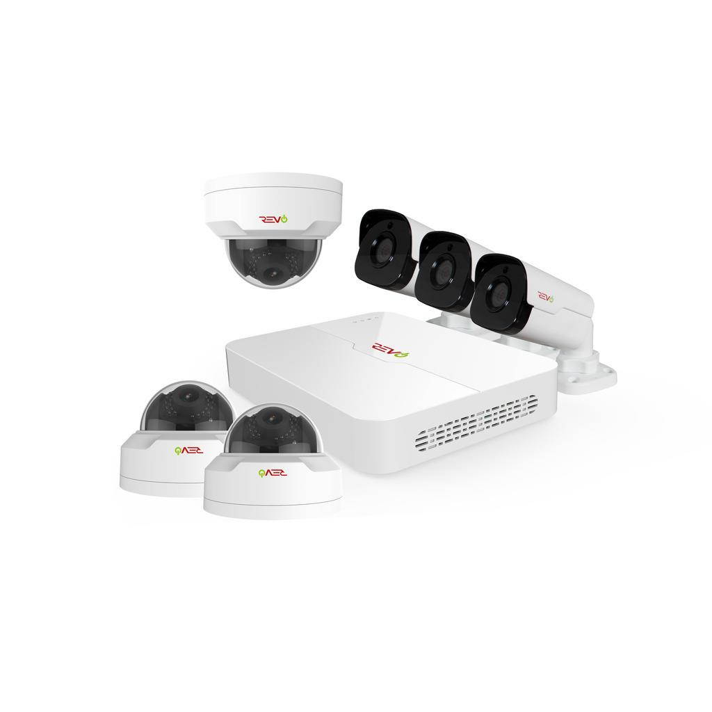 Ultra HD 8 Ch. 2TB NVR Surveillance System with 6 4 Megapixel Cameras