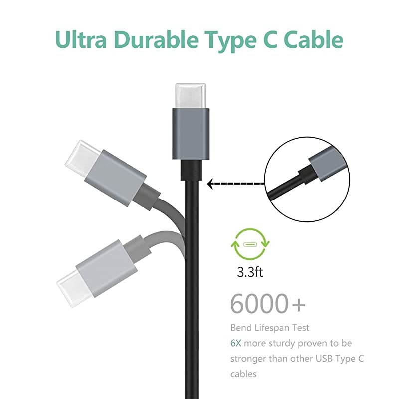 USB C Car Charger Compatible Samsung Galaxy S20S20 PlusS20 UltraS10ES10 PlusS10Note 9Note 8S9S9 PlusS8S8+ Quick Charge 30 Dual USB Fast Car Charger with Type C Cable 66 ft