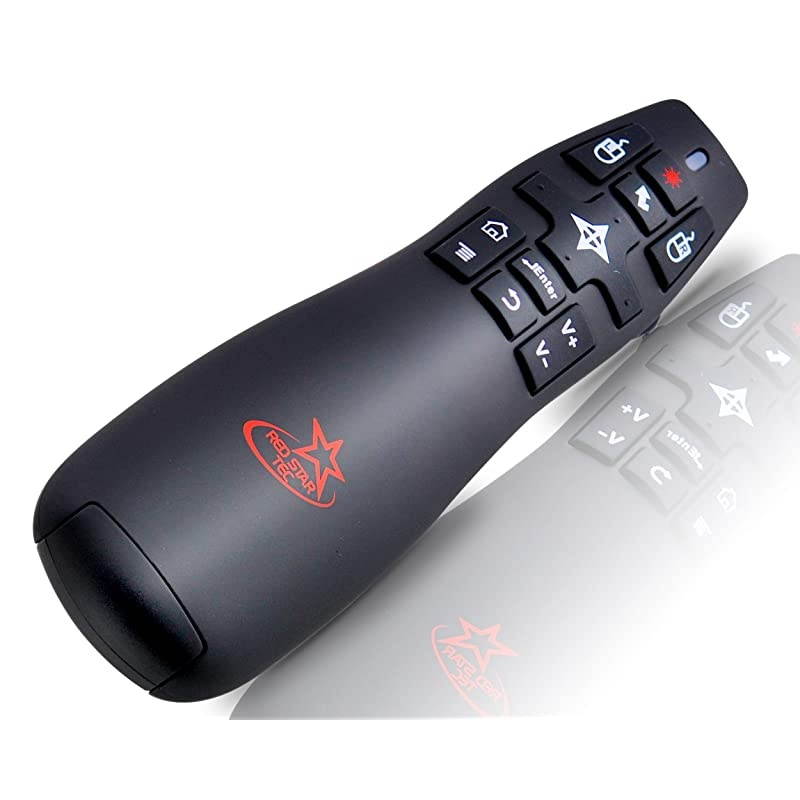 Wireless Powerpoint Presentation Remote Clicker and Keynote Presenter with Wireless Mouse PR820 from