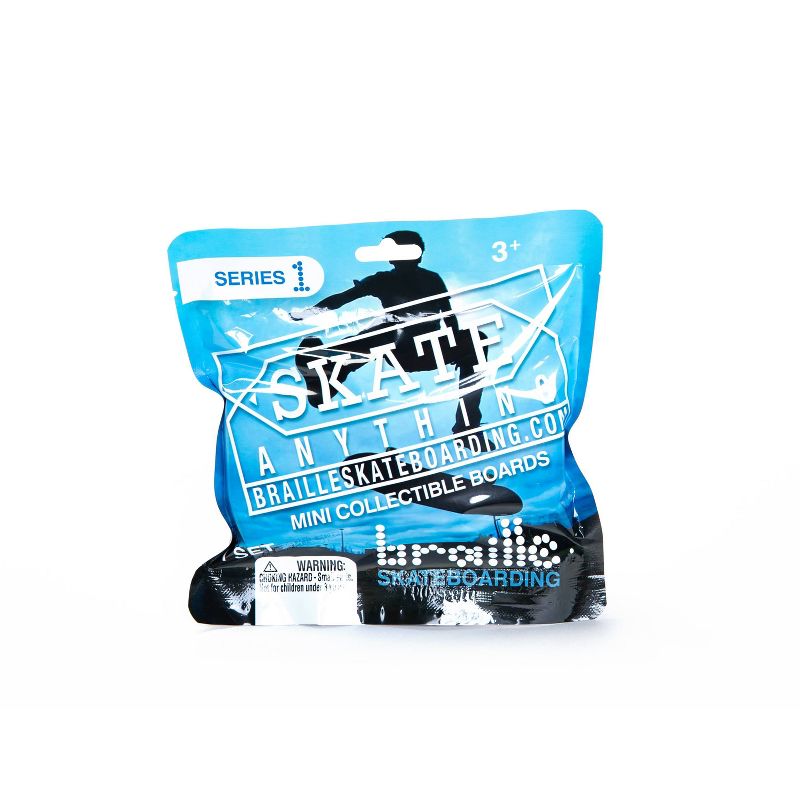 Braille Skateboarding Mini Skateboard Collectible Mystery Blind Bag