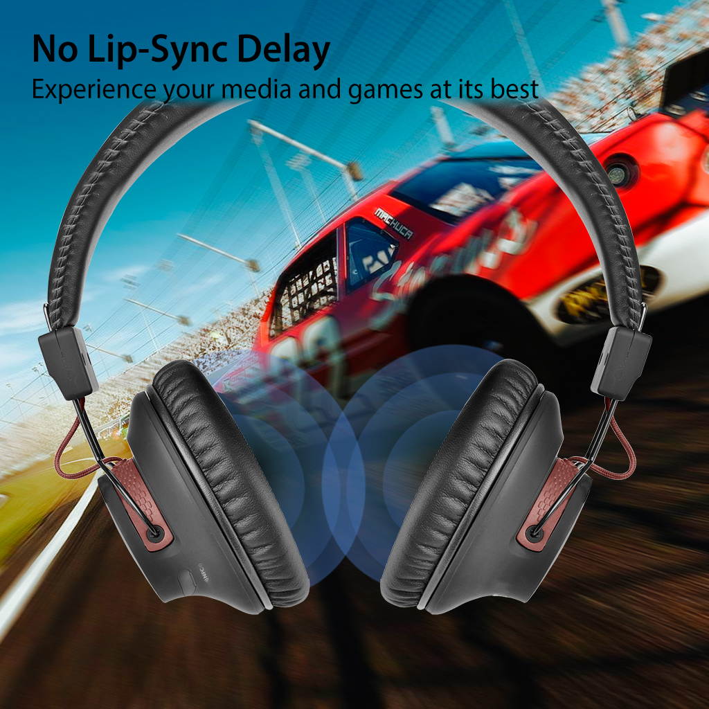 Avantree Bluetooth 5.0 USB C Audio Transmitter & Wireless Gaming Headphones Set for Nintendo Switch, PC Desktop Computer, Plug & Play, Chat & Music Simultaneously, No Delay, 40hrs Play Time - C519M