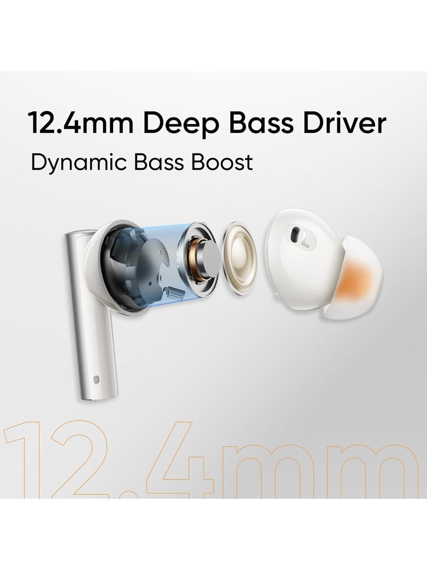 Realme Buds Air 6 In Ear BT Earbuds with 40Hrs Playtime (Flame Silver, True Wireless)