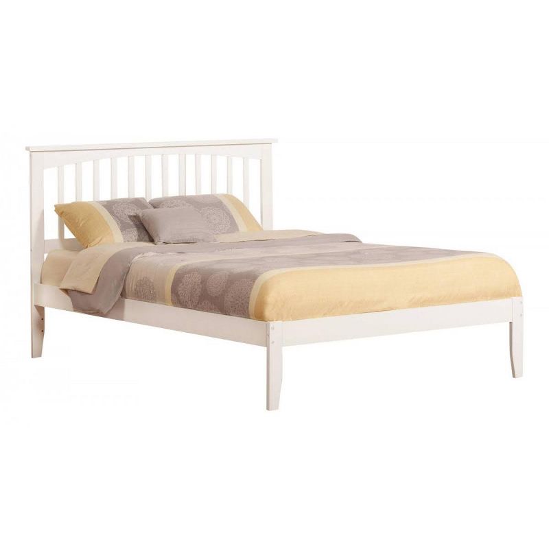 Mission Queen Bed in White - Atlantic Furniture