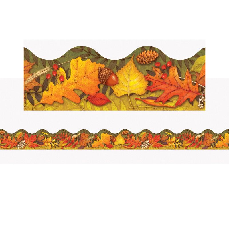 6pk 39ft Leaves of Autumn Terrific Trimmers Classroom Borders - TREND