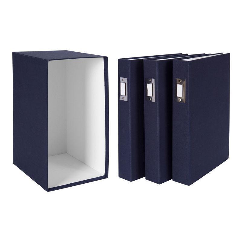 MBI Baby Post Bound Album W/Window 12"X12"-Blue