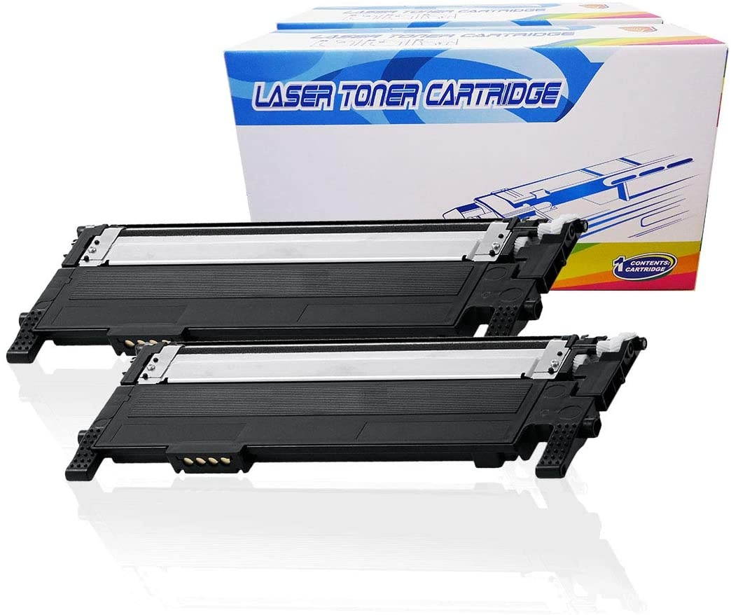 Inktoneram Compatible Toner Cartridges Replacement for Samsung CLP365 CLP-365 406S K406S CLT-K406S Xpress C410W C460FW CLP-360 CLP-365 CLP-365W CLX-3305 CLX-3305FN CLX-3305FW (Black, 2-Pack)