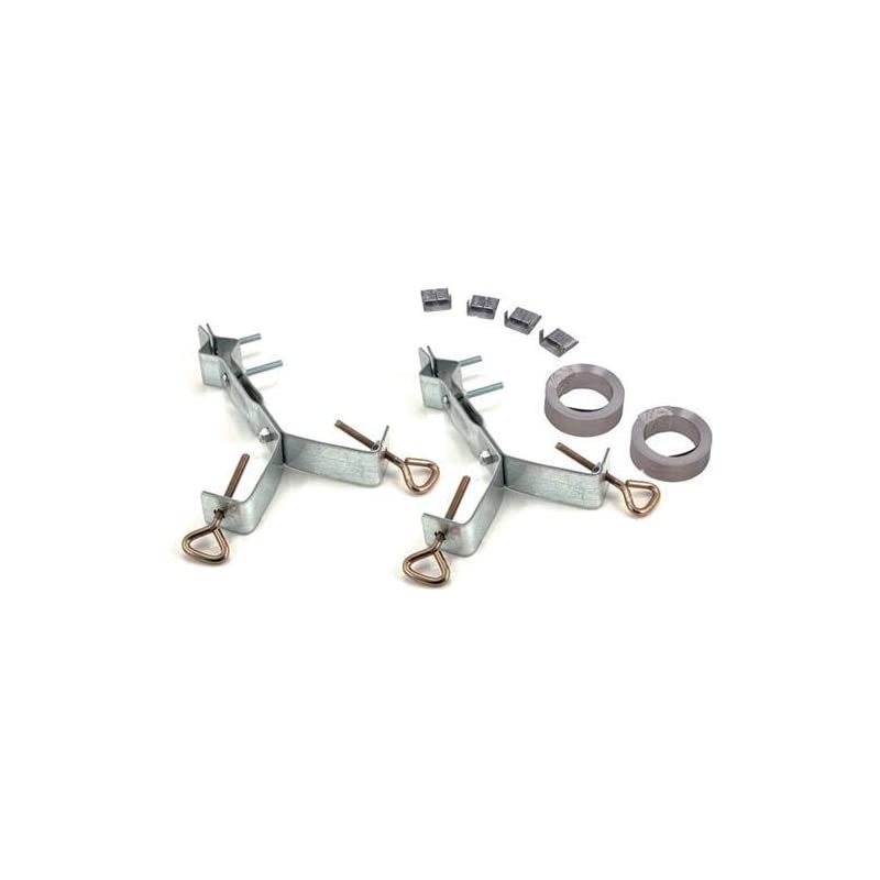 EZ29-36S Stainless Steel Antenna Chimney Y-Mount with 18ft Straps and 4in Standoff