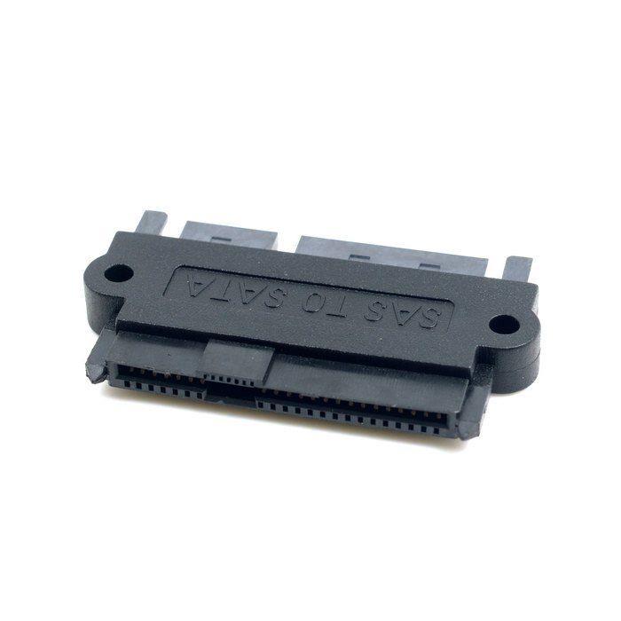 SFF-8482 SAS 22 Pin to 7 Pin + 15 Pin SATA Hard Disk Drive Raid Adapter