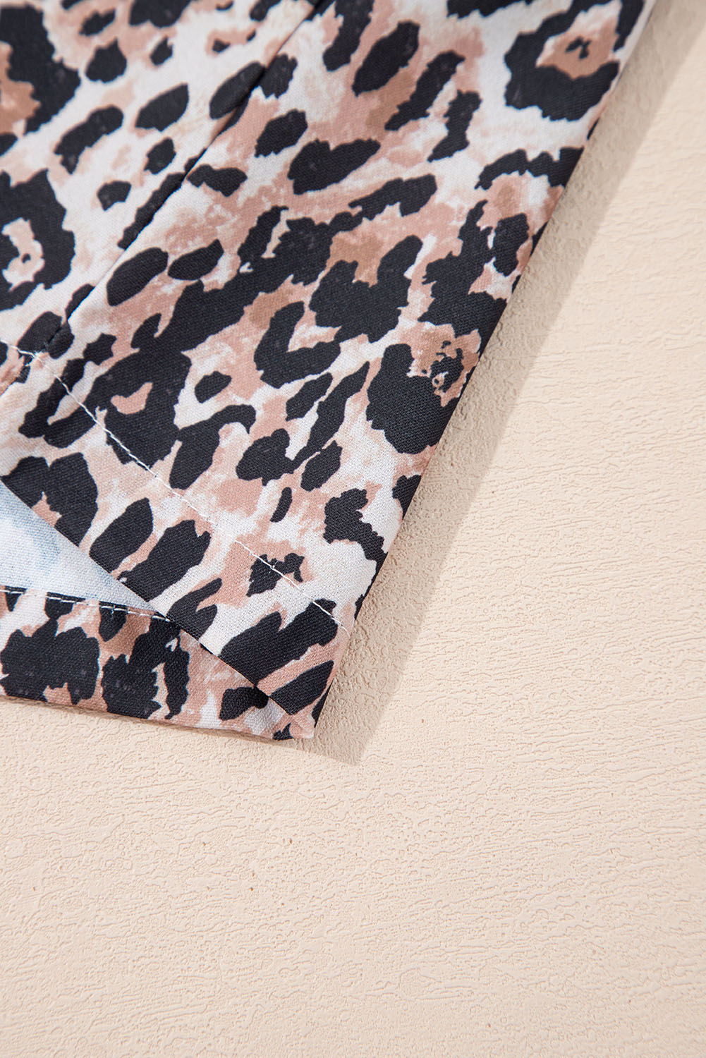 White Frill Mock Neck Sleeveless Tiered Floral Dress