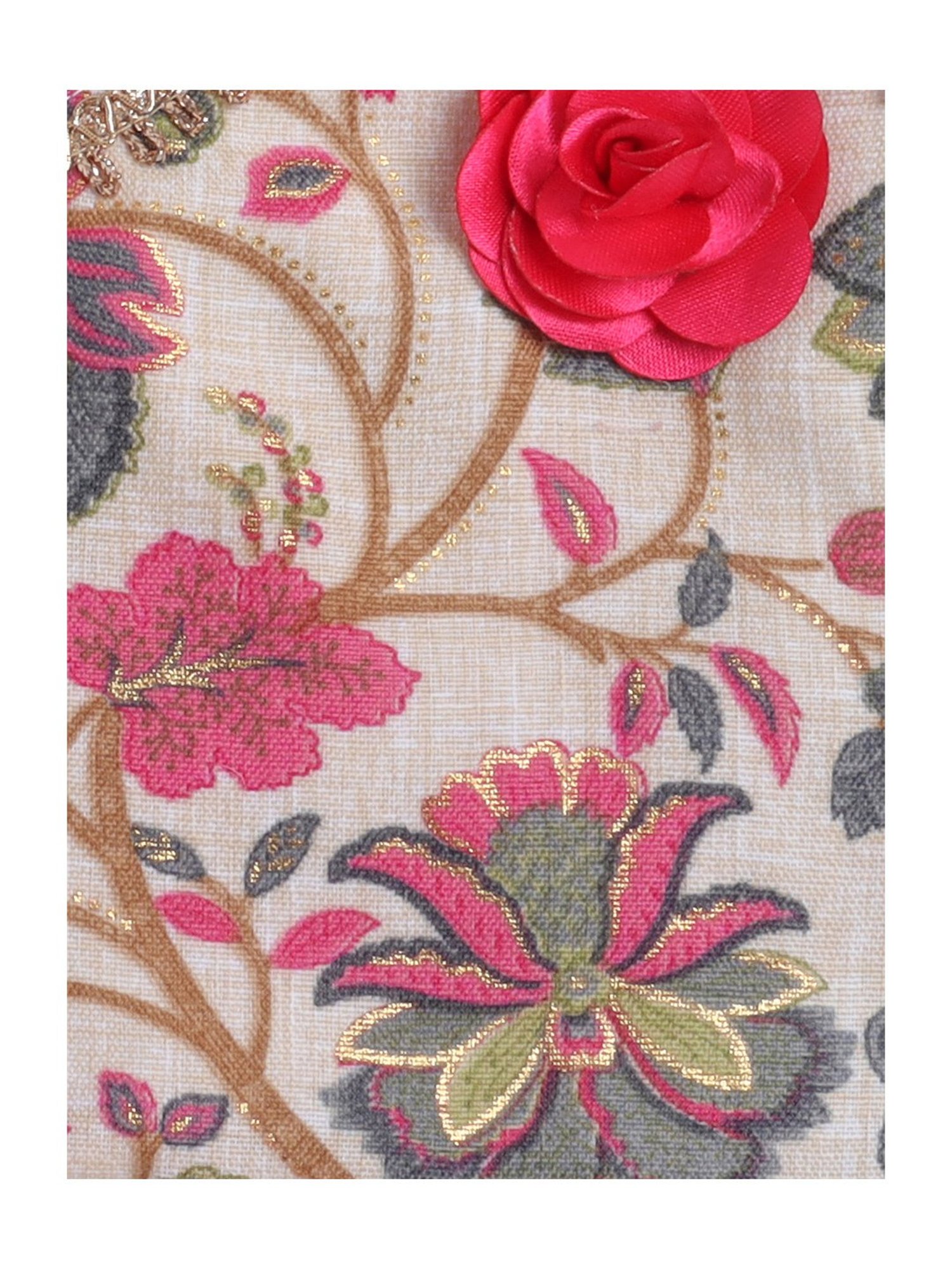 Many Frocks Kids Multicolor Embellished Lehenga, Choli with Dupatta