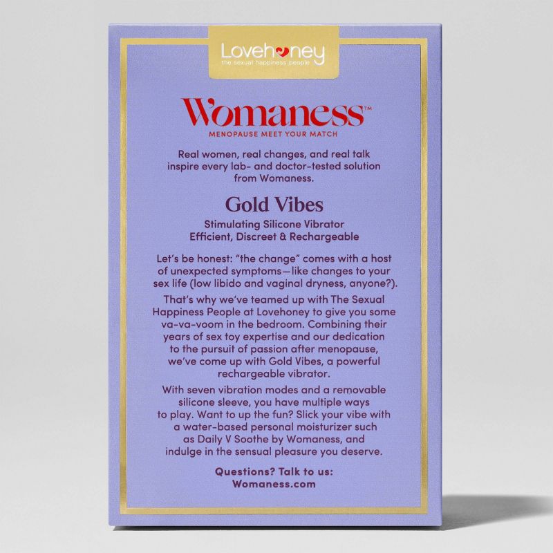 Womaness Gold Vibes Vibrating Massager