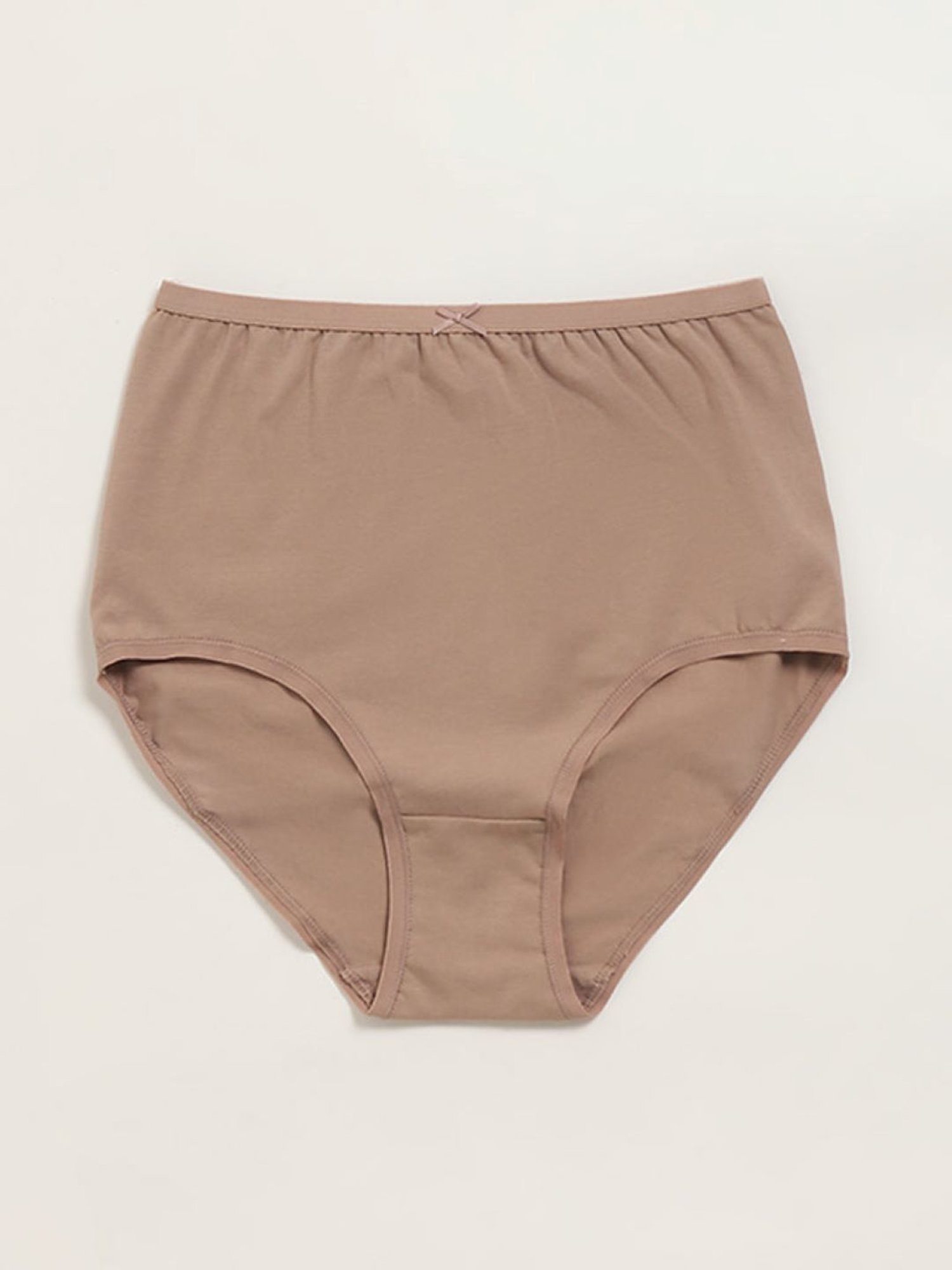 Wunderlove by Westside Dark Beige Cotton Blend Brief - Pack of 3