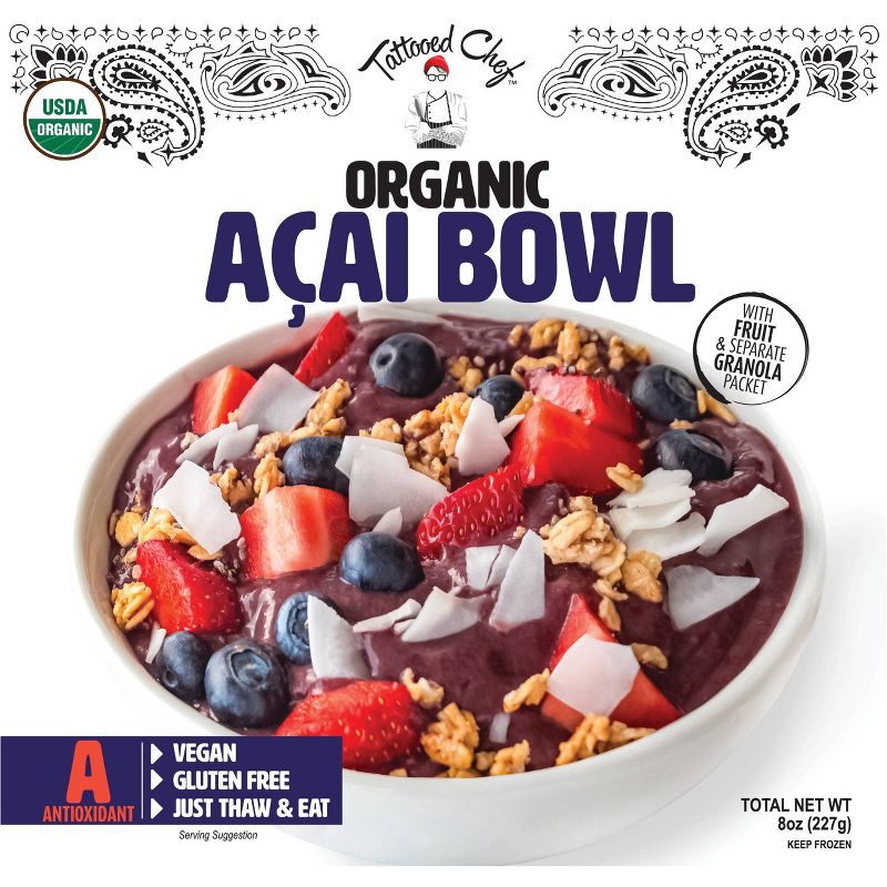 Tattooed Chef Frozen Acai Bowl - 8oz