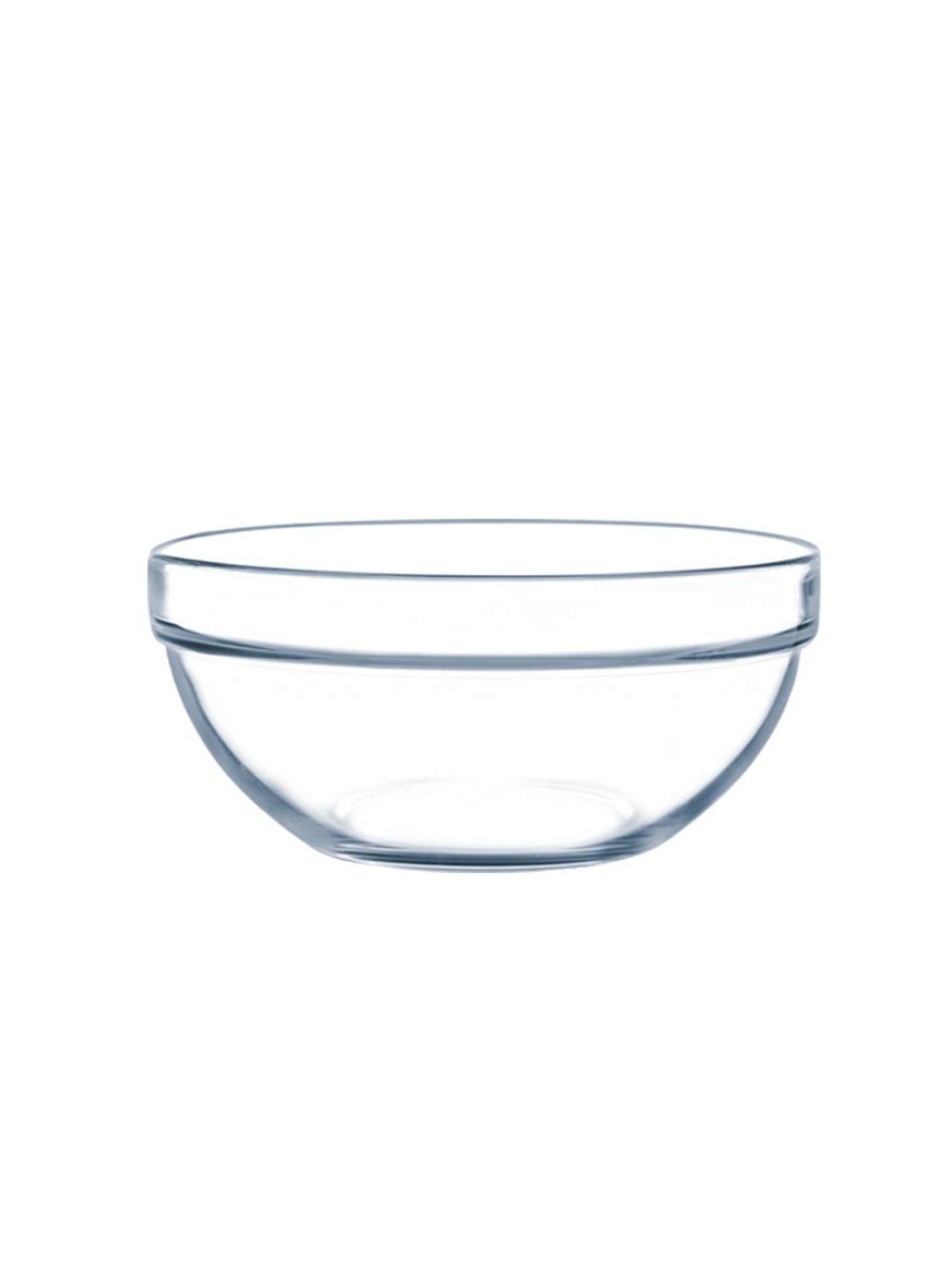 Borosil Transparent Glass Stackable Bowl Set of 6 (36 ML)