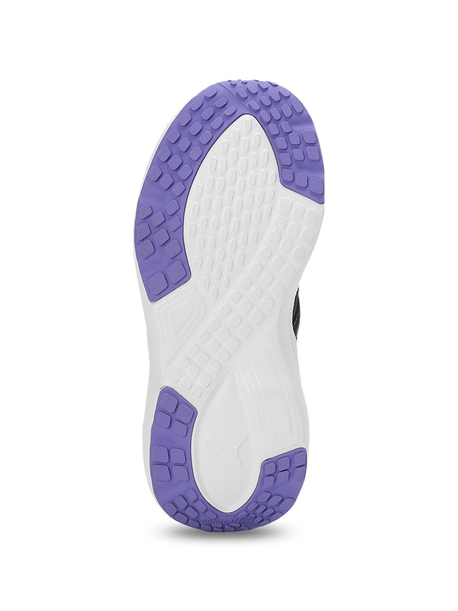 Puma Kids Soft Mayve Black Running Shoes