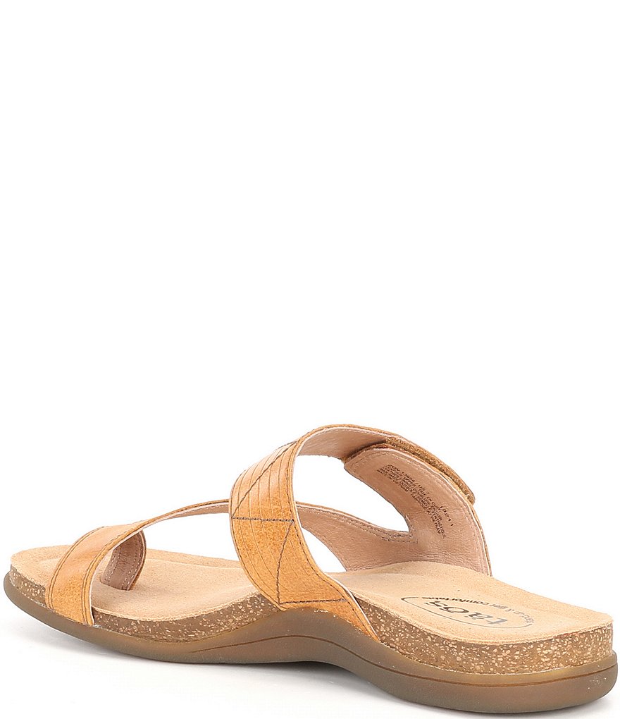 Taos Footwear Zone Leather Toe Loop Sandals