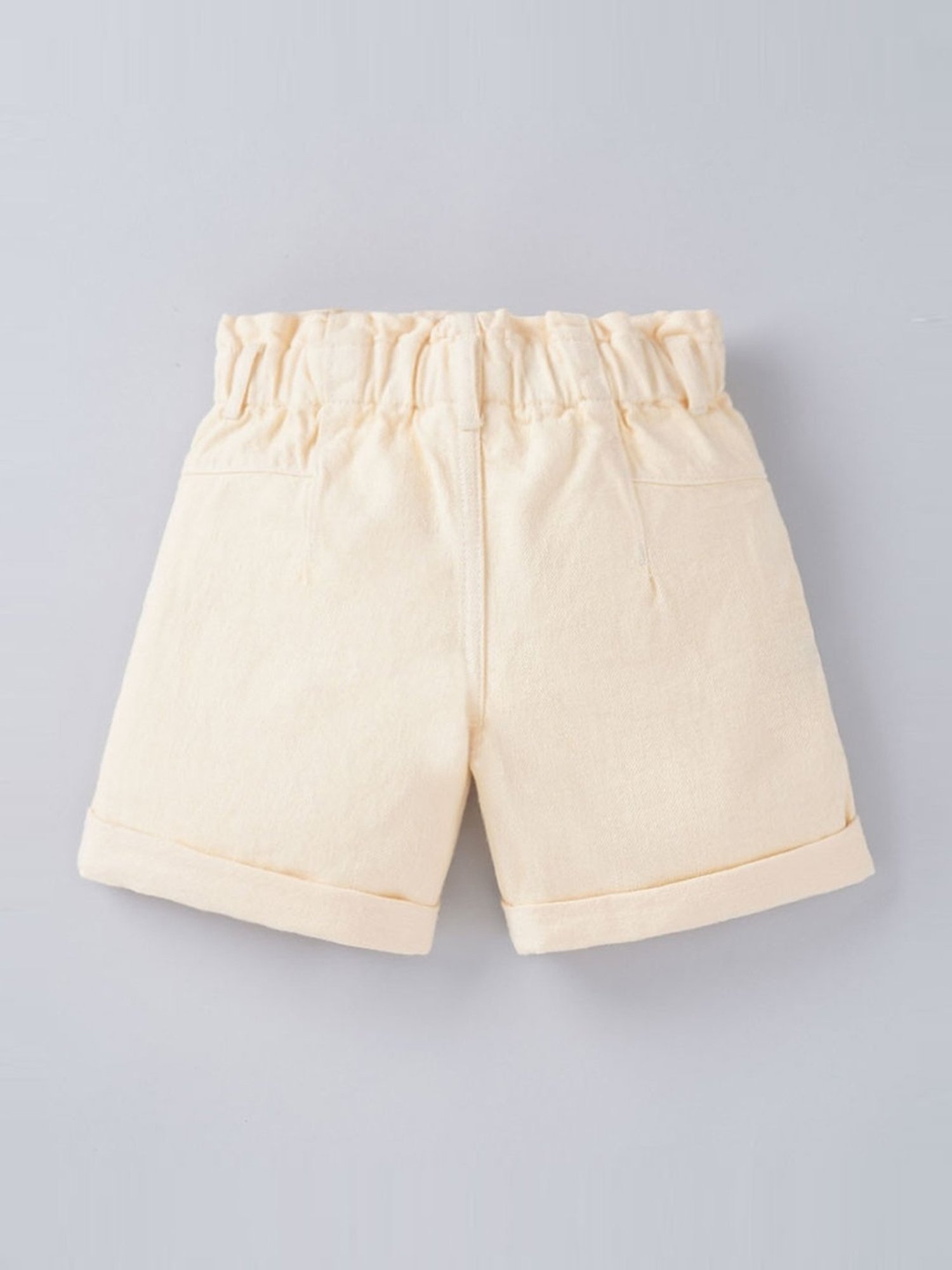 United Colors of Benetton Kids White Solid Shorts