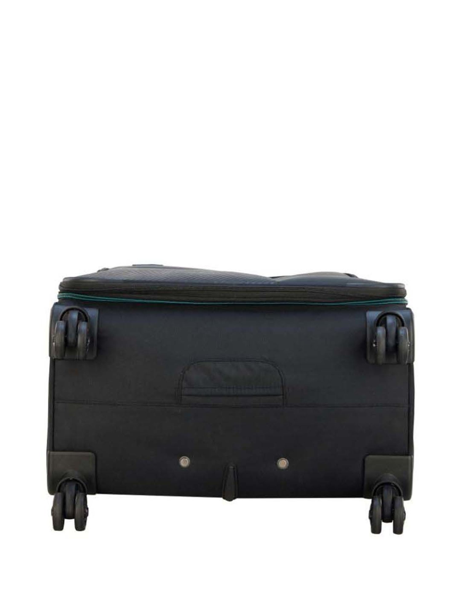 VIP Cardinal Str Exp Black Striped Soft Large Trolley Bag - 51.5 cm