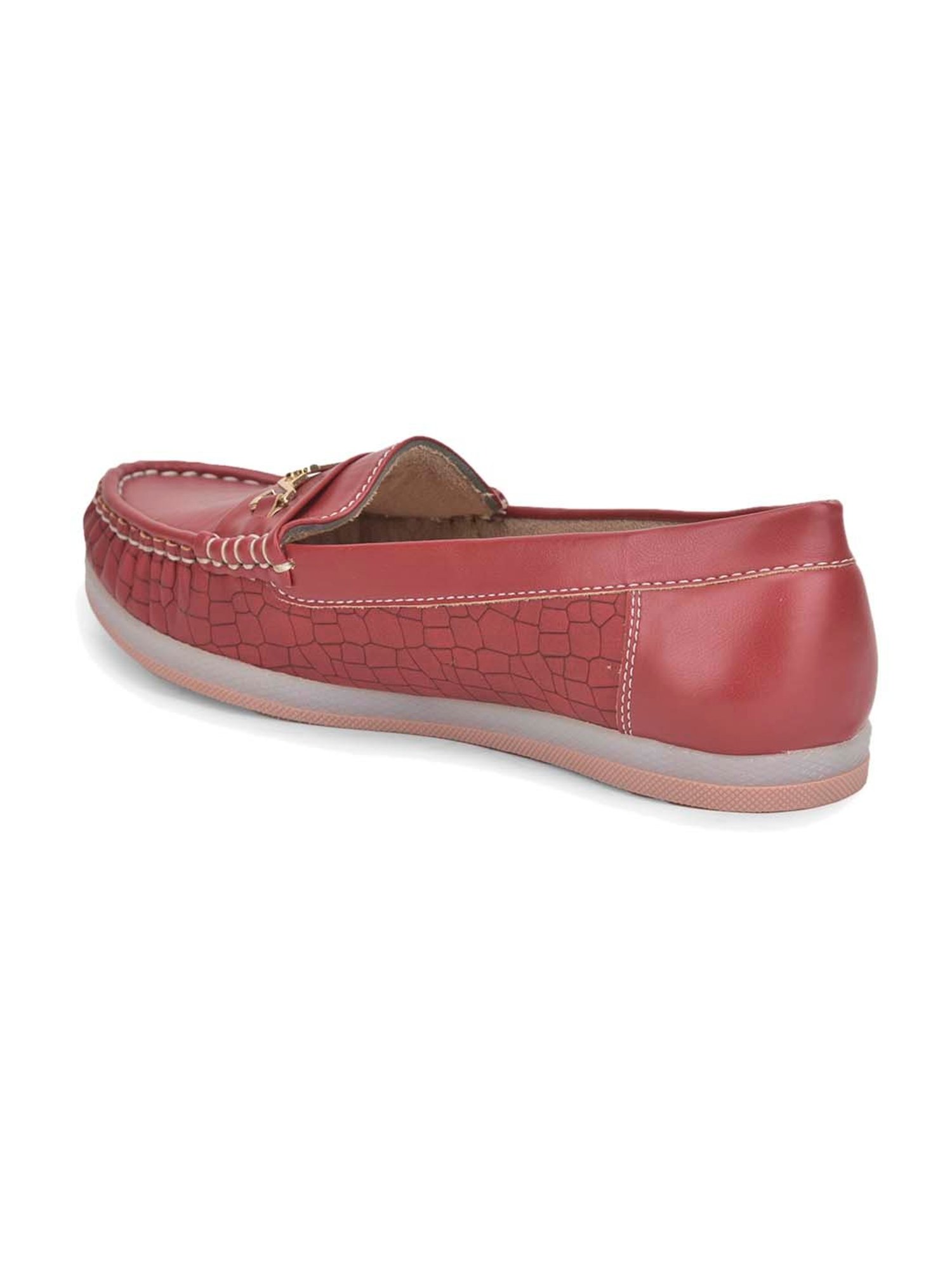 Salario Women's Maroon Casual  Loafers