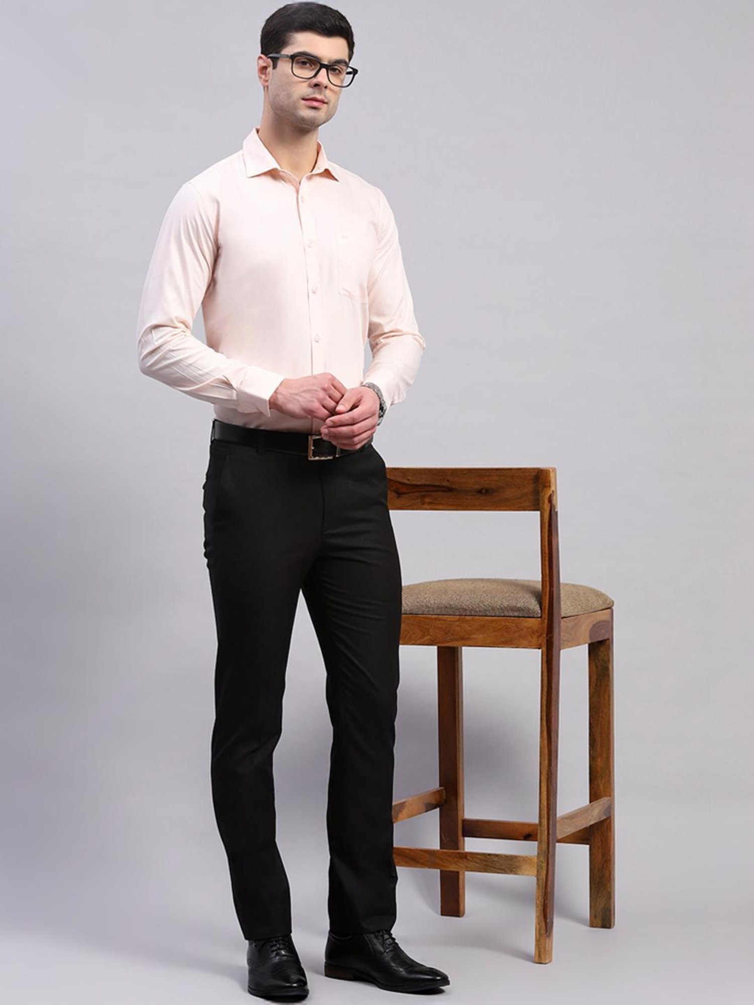 Arrow Sport Dark Green Cotton Slim Fit Shirt