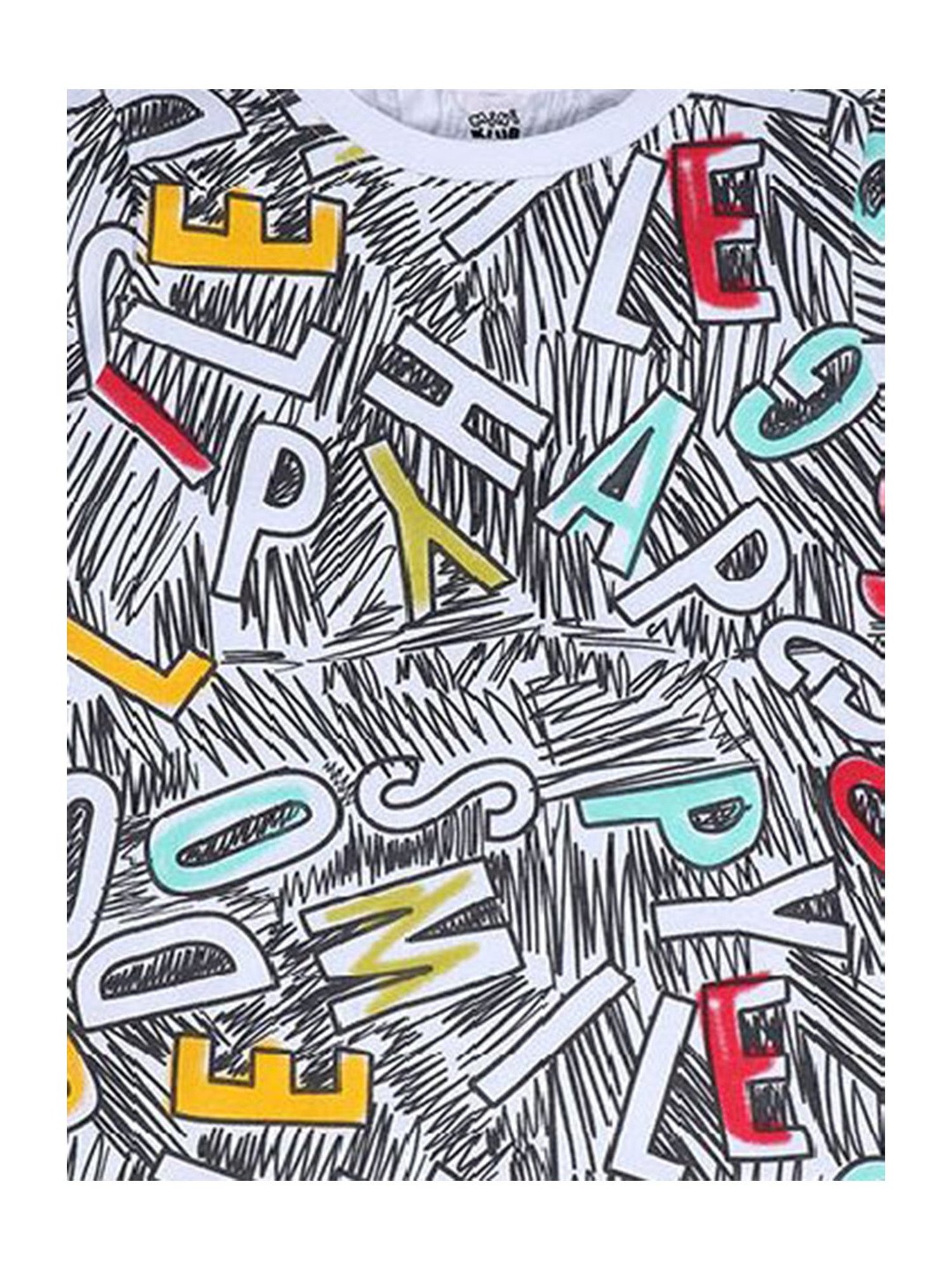 MINIKLUB Kids Black Printed Full Sleeves T-Shirt