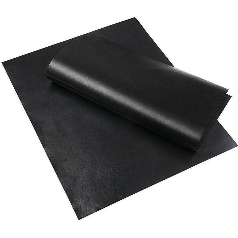 1PCS BBQ Grill Mats Non Stick, BBQ Grill & Baking Mats - Reusable, Easy to Clean Barbecue Grilling Accessories, Black