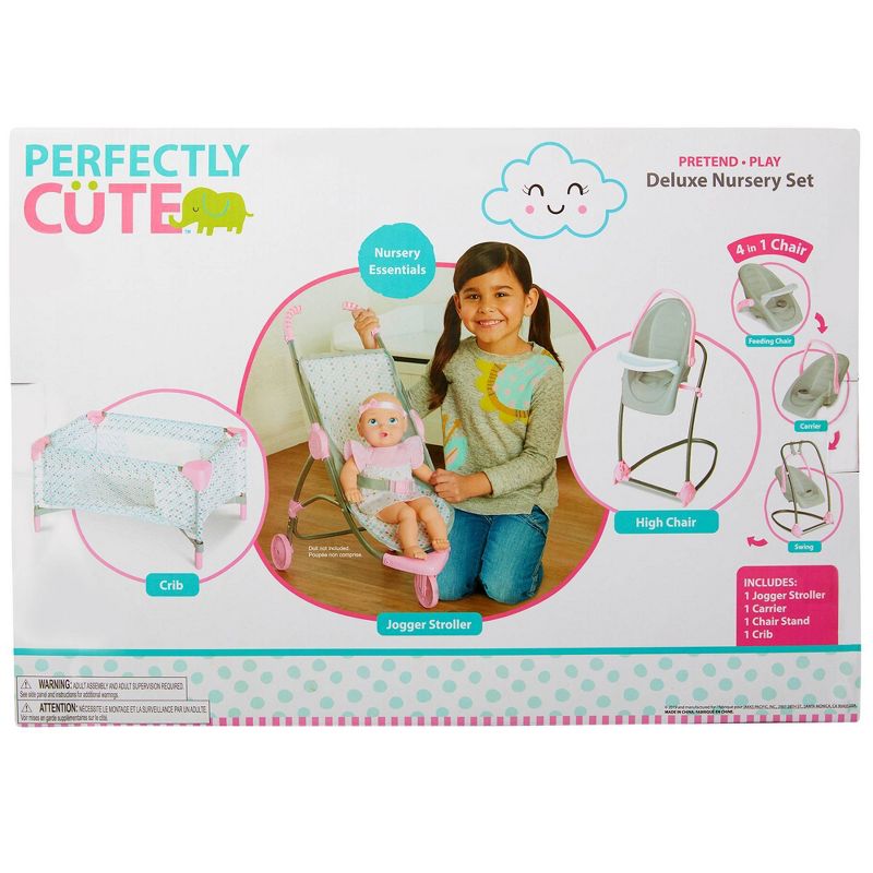 Perfectly Cute Deluxe Nursery 4pc Set