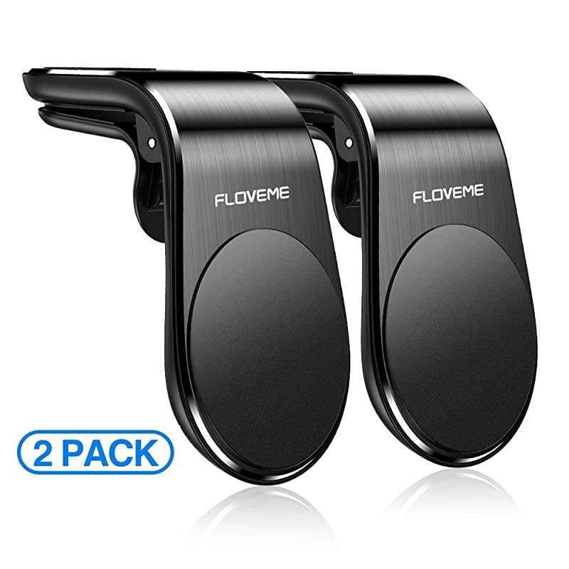 Magnetic Phone Car Mount 2 Pack  5N52 Magnets Hands Free Universal Smart GPS Cell Phone Holder for Car Air Vent Mount for iPhone 11 Pro Max XR XS X 8 7 Plus Samsung Galaxy S10 S9 S8 Note 10