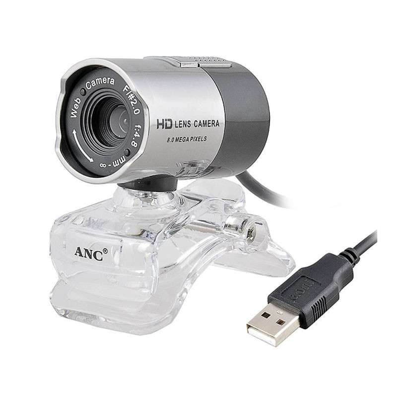 Original ANC Web Camera PC Computer Night Vision Webcam USB Free Driver HD Camera With Microphone Web Cam Webcamera