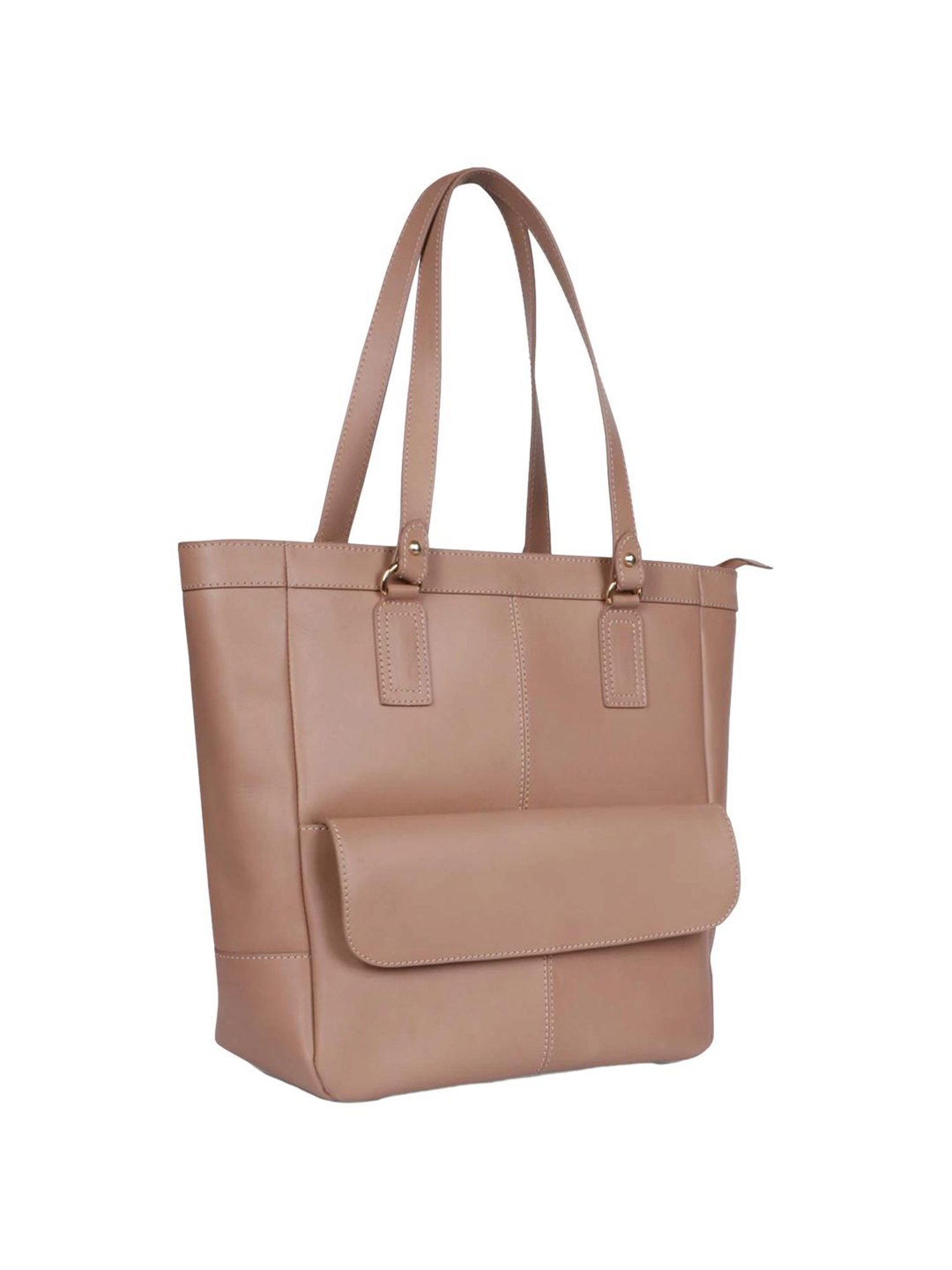 Favore Pink Solid Medium Totes