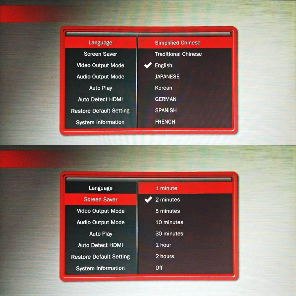 MINI 1080P Full HD Media USB HDD SD/MMC Card Player Box, US Plug(Blue)