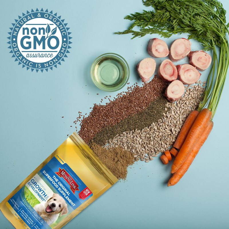 The Missing Link Original Puppy Growth & Development, For Ultimate Puppy Health, Powdered Supplement for all Breeds, 8 Ounce Bag
