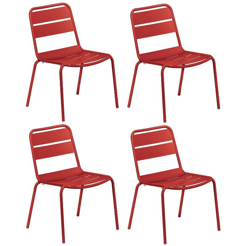 Eiland 3pc Patio Set with 36" Square Dining Table & 2 Kapri Side Chairs - Venetian - Oxford Garden