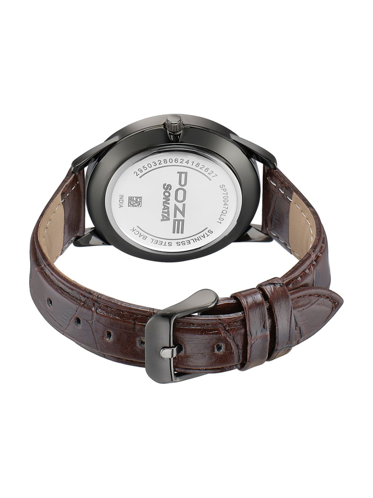 Sonata Poze 3.0 SP70047QL01W Analog Watch for Men